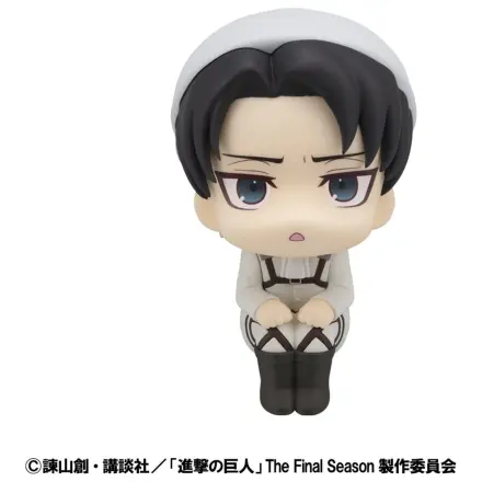 Attack on Titan Look Up PVC kipček Levi Cleaning up Ver. 11 cm fotografija izdelka