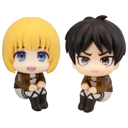 Attack on Titan Lookup PVC figurice, komplet 2 kosov Armin Arlert & Eren Yeager Grumpy Ver. 11 cm (z darilom) fotografija izdelka