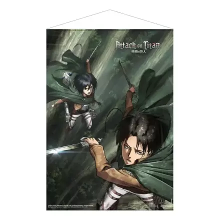 Attack on Titan stenska slika Mikasa in Levi 50 x 70 cm fotografija izdelka