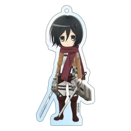Attack on Titan Akrilni obesek za ključe Mikasa Holografski 8 cm fotografija izdelka