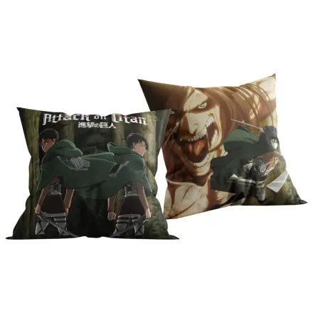 Attack on Titan vzglavnik 40x40 cm fotografija izdelka