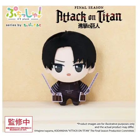 Attack on Titan Puchish! Plišasta figura Levi Ackerman Vol. 1 12 cm fotografija izdelka