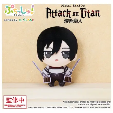 Attack on Titan Puchish! Plišasta figura Mikasa Ackerman Vol. 1 12 cm fotografija izdelka
