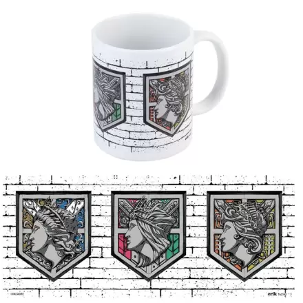 Attack On Titan skodelica z emblemom Wall 350 ml termékfotója