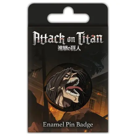 Attack on Titan emajliran značka S3 (Eren Titan Rage) fotografija izdelka