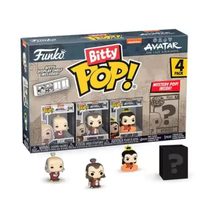 Avatar The Last Airbender Bitty Funko POP! Vinilna Figura 4-Pack Iroh 2,5 cm termékfotója