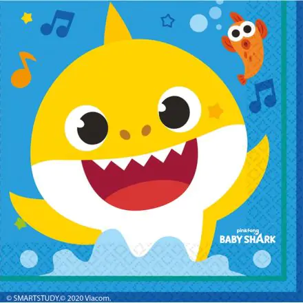 Baby Shark serviete 16 kos 33*33 cm fotografija izdelka
