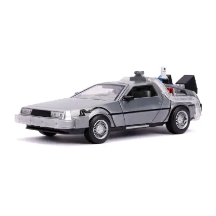 Nazaj v prihodnost II Hollywood Rides Diecast Model 1/24 DeLorean Time Machine modelček termékfotója