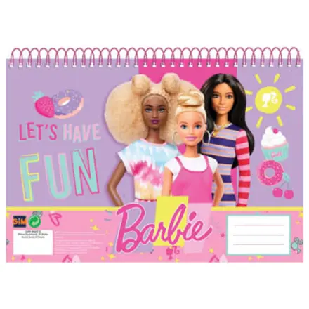 Barbie Happy Thoughts A/4 Spiralni skicirni blok, 30 listov fotografija izdelka
