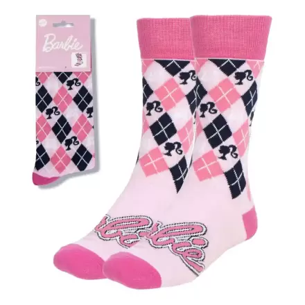 Barbie Nogavice Logo Pink 36-43 fotografija izdelka