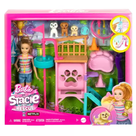 Barbie Stacie rešuje kužka - igralni set Igrišče + lutka fotografija izdelka