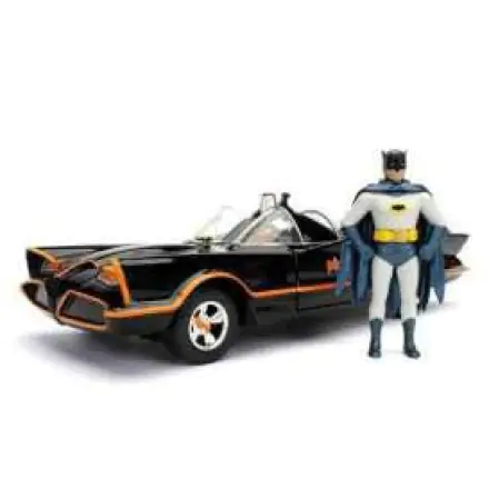 Batman Diecast Model 1/24 1966 Classic TV Series Batmobile s figuro termékfotója