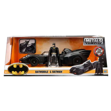 Batman Diecast model 1/24 1989 Batmobile s figuro termékfotója