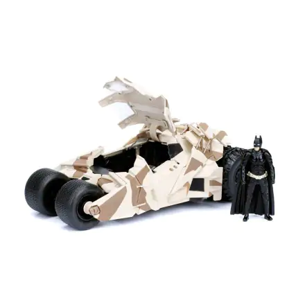 Batman The Dark Knight Diecast Model 1/24 2008 Batmobile Camo s figuro termékfotója