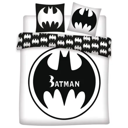 Batman belo dvojno, dvoposteljno prevleka za odejo fotografija izdelka