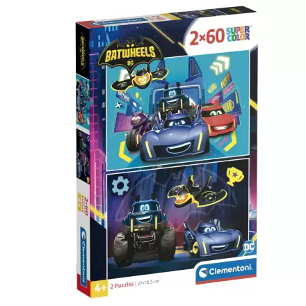 DC Comics Batwheels sestavljanka 2x60 kosov termékfotója