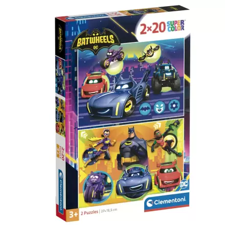 DC Comics Batwheels puzzle 2x60 kosov termékfotója