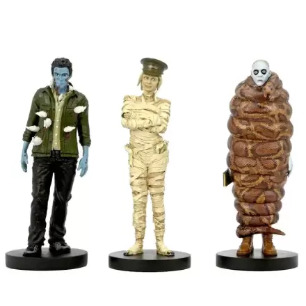 Beetlejuice Beetlejuice Immigration Hall Mumificiran uradnik za priseljevanje, Richard & Anaconda Man paket 3 figure 10 cm termékfotója