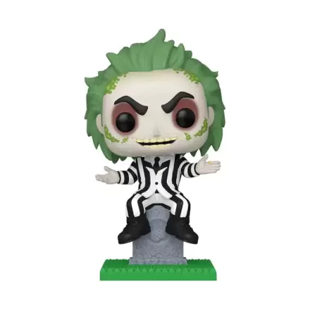 Beetlejuice Funko POP! Plus Movies Vinil Figura Beetlejuice z nagrobnikom 9 cm termékfotója