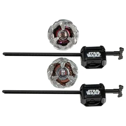 Beyblade X in Star Wars sodelovanje The Mandalorian 3-60F proti Moff Gideon 3-80N fotografija izdelka