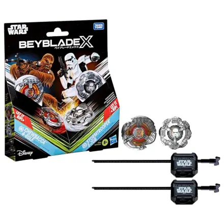 Beyblade X Chewbacca 4-80LF & Stormtrooper 5-70B fotografija izdelka