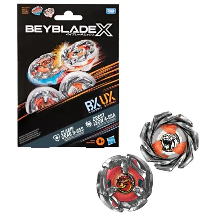 Beyblade X Clamp Crab 9-65S in Crest Leon 4-55A fotografija izdelka