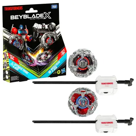 Beyblade X Optimus Prime 4-60P in Megatron 4-80B fotografija izdelka