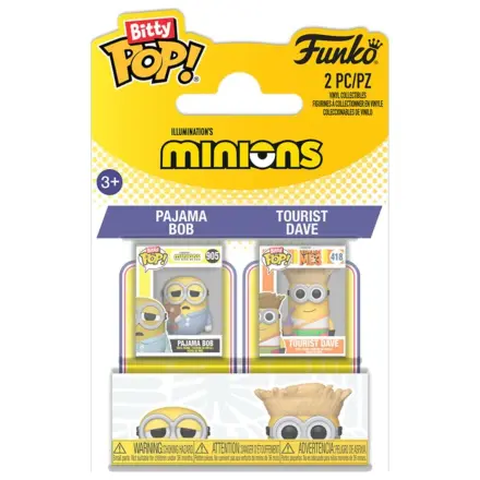 Bitty Funko POP pakiranje 2 figur Minions Bob & Dave fotografija izdelka