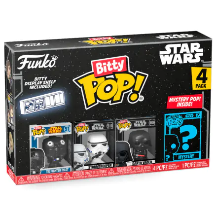 Star Wars Bitty POP! Vinil Figura Komplet 4 Darth Vader 2,5 cm termékfotója