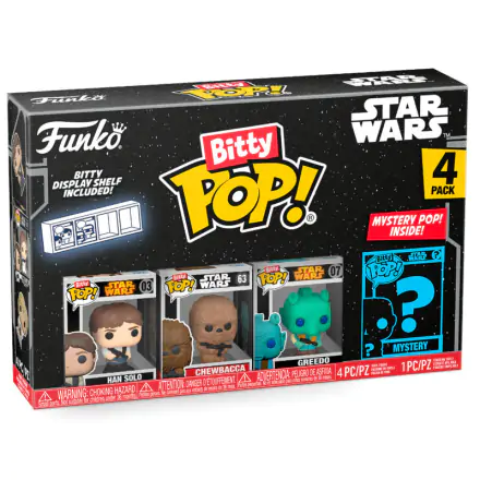 Star Wars Bitty POP! Vinilna figura, komplet 4 figur Han Solo 2,5 cm termékfotója