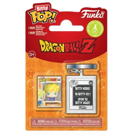 Bitty Funko POP figura in obesek za ključe Dragon Ball Super Saiyan Goku fotografija izdelka