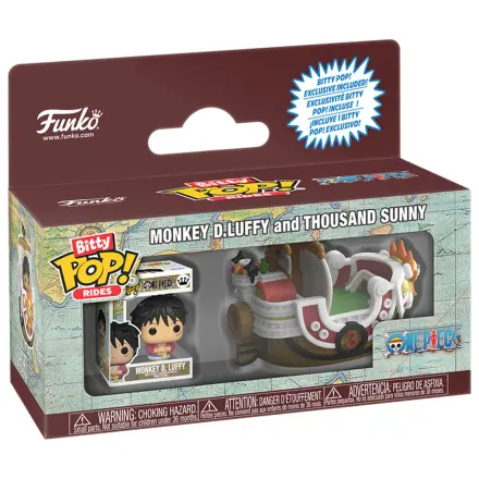 Bitty Funko POP figura Ride One Pice Monkey D.Luffy in Thousand Sunny fotografija izdelka