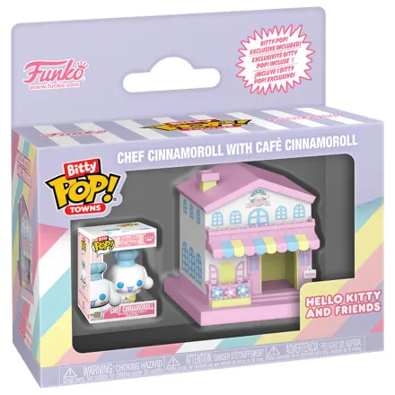Bitty Funko POP figura Town Hello Kitty and Friends Chef Cinnamoroll With Cafe Cinnamoroll fotografija izdelka