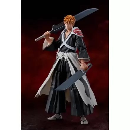 Bleach: Thousand-Year Blood War S.H. Figuarts akcijska figura Ichigo Kurosaki Dual Zangetsu 16 cm termékfotója