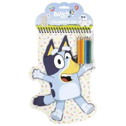Bluey Happy Oblikovanje Set za barvanje z nalepkami in barvnimi svinčniki fotografija izdelka