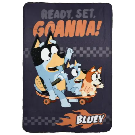 Bluey Skate Park Flis odeja 100x150cm fotografija izdelka