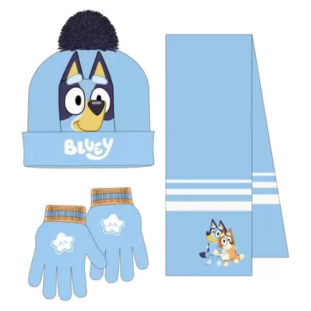 Bluey zimski set snood kapa rokavice fotografija izdelka