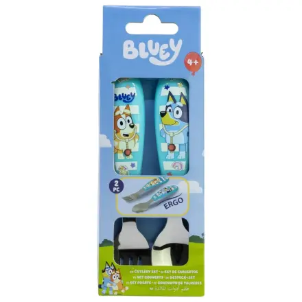 Bluey Yummy Kovinski ergonomski set jedilnega pribora - 2 kosa fotografija izdelka