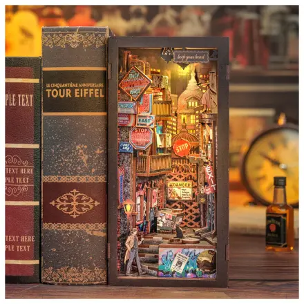 BOOK NOOK KIT DIY The Long Goodbye 238 kosov + LED svetlobni komplet za sestavljanje fotografija izdelka