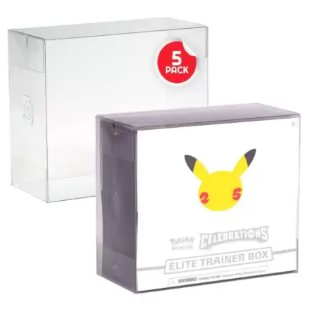 PET zaščitni ovitki 5-Pack za Booster škatle / Elite Trainer škatle Ver. 2 fotografija izdelka