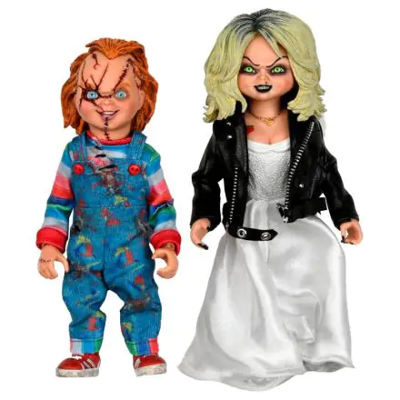 Bride of Chucky Clothed akcijska figura 2-Pack Chucky & Tiffany 14 cm fotografija izdelka