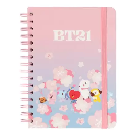 BT21 Sakura A5 zvezek termékfotója