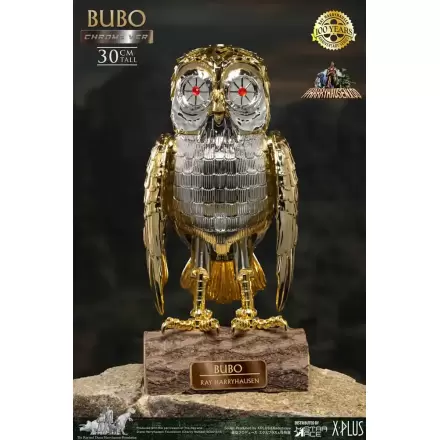 Bubo the Mechanical Owl Mehka Vinilna Figura Ray Harryhausen's Bubo Chrome Ver. 30 cm fotografija izdelka