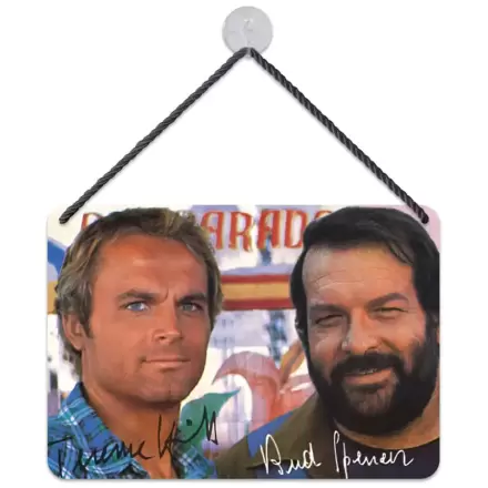 Bud Spencer & Terence Hill pločevinasta tabla Autogramm 16,5 x 11,5 cm termékfotója