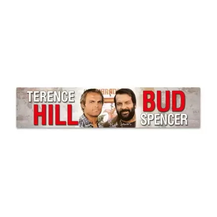 Bud Spencer & Terence Hill pločevinasta tabla z magnetom Autogramm 16 x 3,5 cm fotografija izdelka