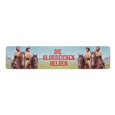 Bud Spencer & Terence Hill Plakat iz pločevine Die glorreichen Helden 46 x 10 cm fotografija izdelka