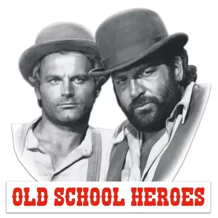 Bud Spencer & Terence Hill 3D pločevinasta tabla Old School Heroes 45 x 45 cm termékfotója