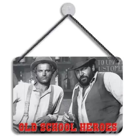 Bud Spencer & Terence Hill pločevinasta tabla Old School Heroes 16,5 x 11,5 cm termékfotója