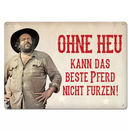 Bud Spencer Tin Sign Brez sena lahko najboljši konj... 10 x 15 cm termékfotója