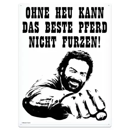 Bud Spencer Tin tabla Pferd Faust 30 x 40 cm fotografija izdelka